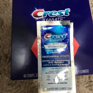 Crest tooth whitening strips professional effects